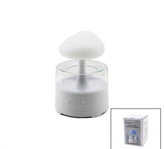 ALASKA SDR-H-010 ( YAĞMUR BULUTU & BT SPEKAER HOPARLÖR)( 300ML )( USB ŞARJLI & RENKLİ LEDLİ IŞIK & KUMANDALI ) HAVA NEMLENDİRİCİ ( BUHAR MAKİNE & KOKU GİDERİCİ)*24