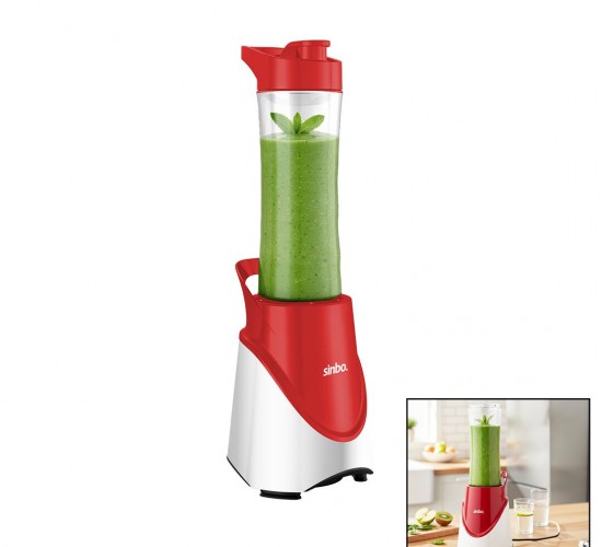 SİNBO SHB-7508 SMOOTHİE BLENDER ( 570ML ŞİŞE )( 4 LÜ ÇELİK BIÇAK ) ( 300W TURBO MOTOR )*6