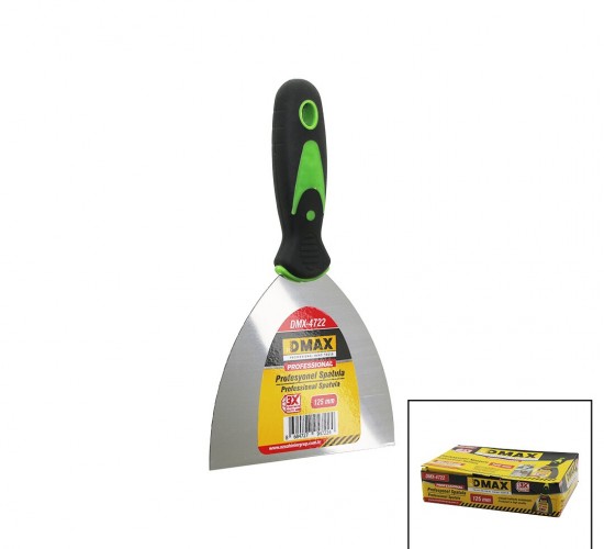 DMAX DMX-4722 ( 125MM ) METAL SPATULA FİBER SAPLI*12X20