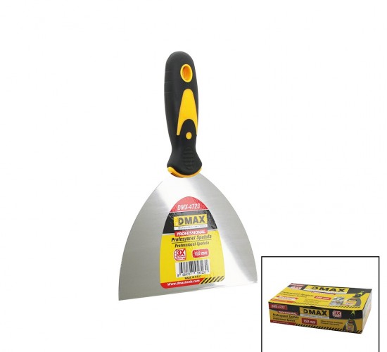 DMAX DMX-4723 ( 150MM ) METAL SPATULA FİBER SAPLI*12X20
