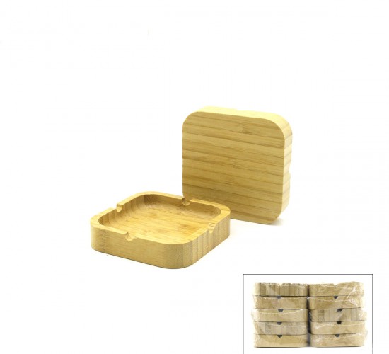 İBİCO İ22-399 ( KARE ) ( AHŞAP & BAMBU ) KÜLLÜK ( 10CM )*10X30
