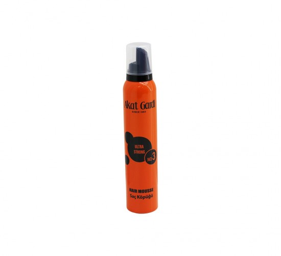 AKAT GARDİ ( ULTRA STRONG & TURUNCU ) SAÇ KÖPÜK ( 200ML ) ( NO:3 )*12=K
