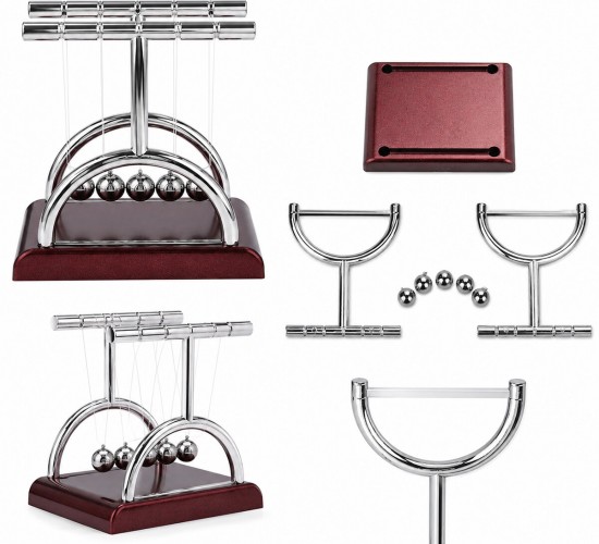 İBİCO İ12-258 BALANCE BALLS ( ORTA ) NEWTON &  METAL DENGE TOPLARI ( MASA ÜSTÜ )*72
