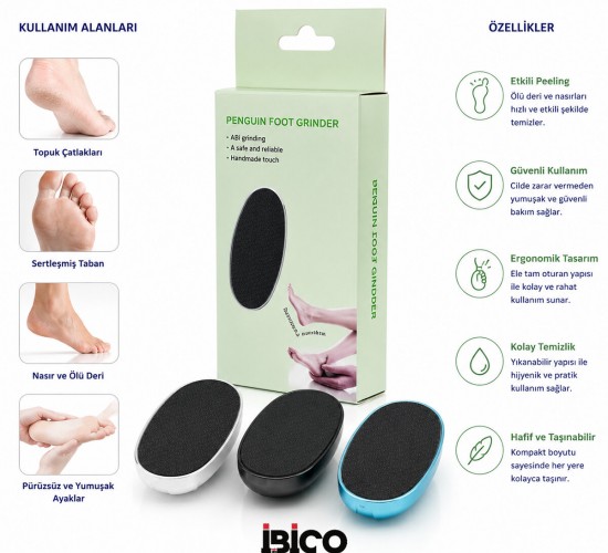 İBİCO İ15-077 PENGUIN FOOT GRINDER AYAK & TOPUK TÖRPÜ RENKLİ*400