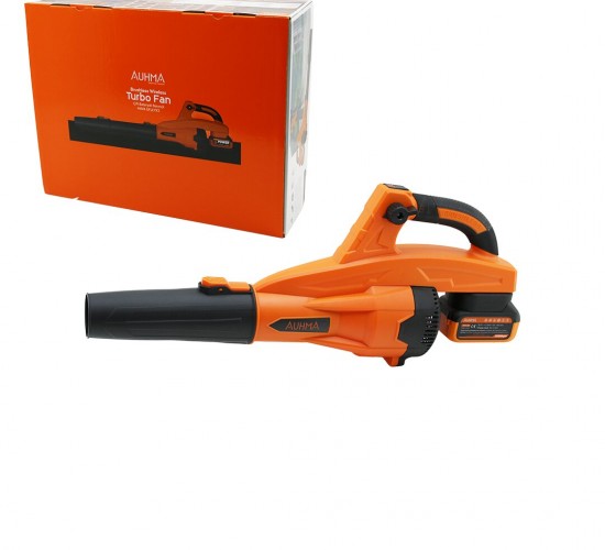 AUHMA AHV-28 (TURBO FAN) (HAVA ÜFLEYİCİ KÖRÜK) (USB ŞARJLI) (ÇİFT BATARYA=2*2.6Ah & 18.5V) (GÜÇ:650W) (BASINÇ:1450pa) (HIZ:12 KADEME)*4