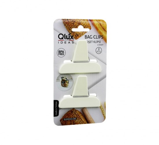 QLUX L-00509 ( 2PCS ) MANDALLI POŞET KLİPSİ*50=K