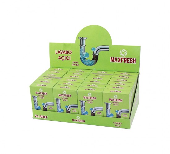 MAXFRESH LAVABO AÇICI 50GR*24X12