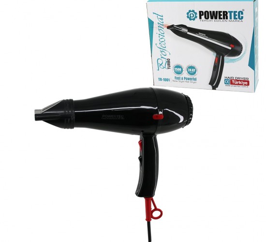 POWERTEC TR-1001 SAÇ KURUTMA & FÖN MAKİNESİ 2500W PERFORM*12