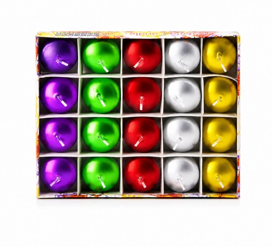 BAROTTİ DMR-9694 ( 20PCS ) ( SUDA YÜZEN ) MUM ( BEYAZ & RENKLİ )*72