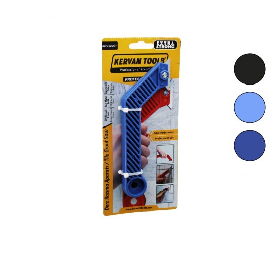 KERVAN TOOLS KRV-0551 DERZ KAZIYICI ( ÇİFT &TESTERE AĞIZLI & 2MM ) ( ASKILIK DELİKLİ PLASTİK ( L )*10X30