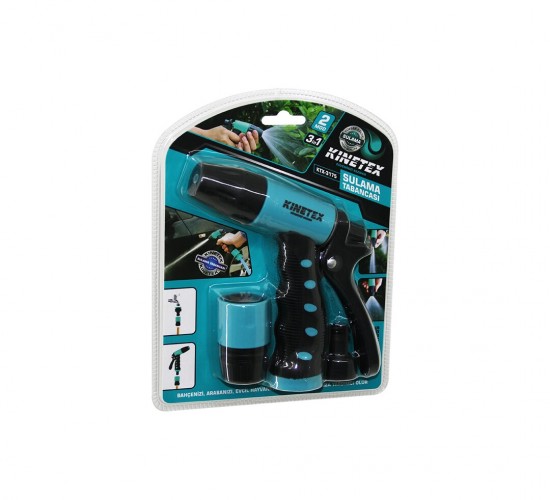 KINETEX KTX-3175 ( 3IN1 & 2 MOD ) SULAMA TABANCA SETİ ( 1 - TABANCA & 2 - BAĞLANTI APARATI )*48