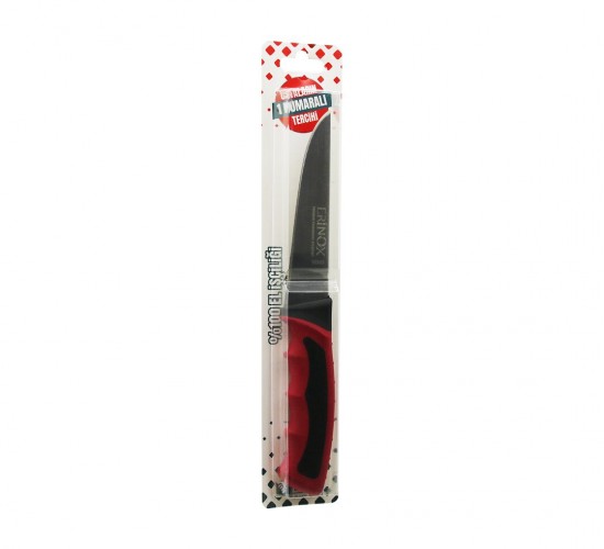 ERİNOX ( R-036S ) ( NO - 0 ) ( KASAP ) ET BIÇAK & KURBAN  ( SOFT ÇİFT BASKI RENKLİ PLASTİK SAPLI )*15X1