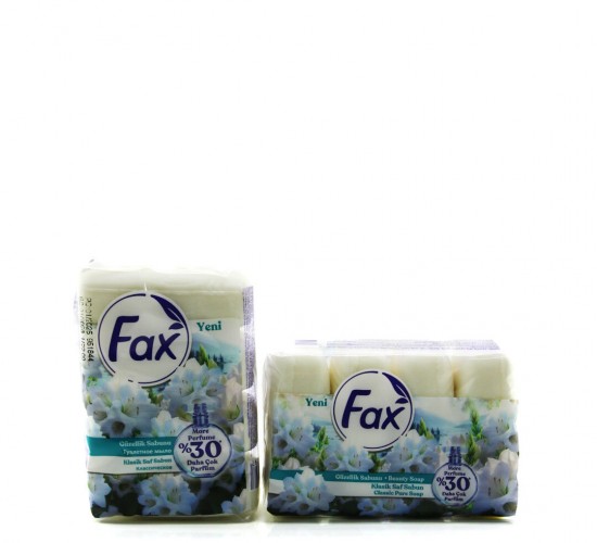 FAX-515487M ( BEYAZ SABUN ) ( 4PCS ) KALIP EL & GÜZELLİK SABUN ( 4X70GR= 280GR )*24=K