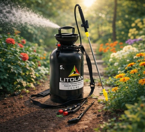 LITOLAN ( 5LT ) ( MANUEL ) ( 2IN1 ) BAHÇE PÜSKÜRTME & KÖPÜK İLAÇ POMPA*6