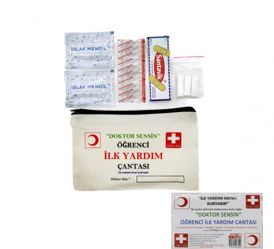 İLK YARDIM ( 19PCS ) ÖĞRENCİ ÇANTASI*300