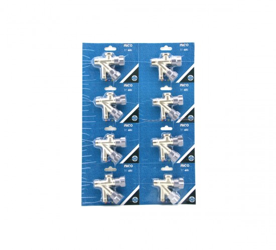 İBİCO K13-073 ( DUAL = ÇİFT BAŞLI ) TAHARAT MUSLUK ( VAKUMLU AMBALAJ )*8X15