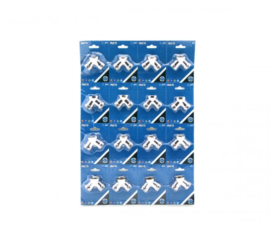 İBİCO K13-085 ÇAMAŞIR MUSLUK ÇATALI ( VAKUMLU AMBALAJ )*16X15