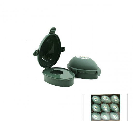 QLUX L-00983 ( AVOKADO ) SAKLAMA KABI ( 3 NOKTADAN KİLİTLİ & RENKLİ PLASTİK KAP )*27=K