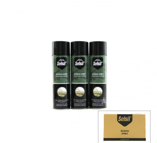 SELSİL TAS-007 SİLİKON SPREY ( 500 ML ) ( YAĞLAYICI )*24=K