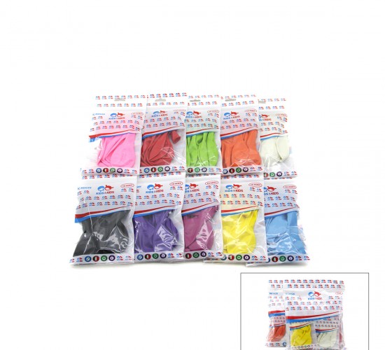 KIDS & KIDS G-90A  ( İÇ MEKAN & KARIŞIK ) ( 10PCS ) BALON*10X50