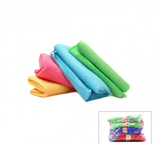 ECE LIFE ECE-21 ( 4PCS ) LÜX MİKROFİBER DÜRÜM TEMİZLİK BEZİ*12X10