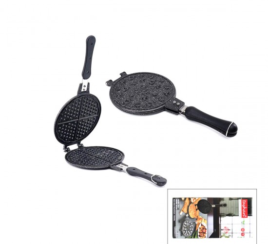 TAŞHAN TR-34-098750 ( 20CM ) GRANİT DÖKÜM WAFFLE TAVA ( BAKALİT SAP )*10