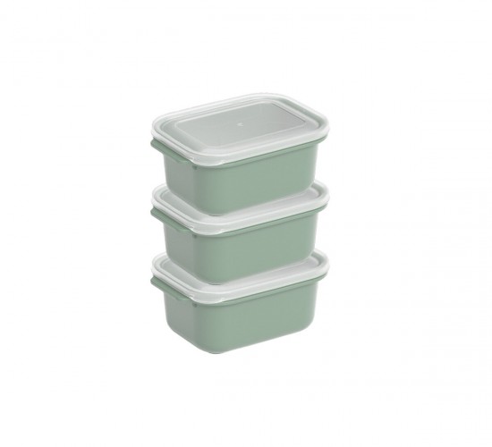 DÜNYA DP-31261-999 ( D.DÖRTGEN ) ( 3PCS = 500ML ) EASY KEEP SAKLAMA KABI ( RENKLİ PLASTİK & ŞEFFAF KAPAK )*12=K