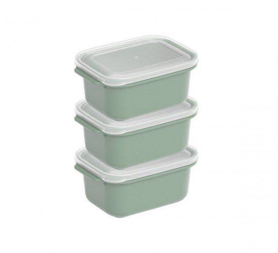 DÜNYA DP-31262-999 ( D.DÖRTGEN ) ( 3PCS = 1000ML ) EASY KEEP SAKLAMA KABI ( RENKLİ PLASTİK & ŞEFFAF KAPAK )*12=K