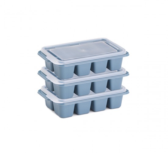 DÜNYA MTF-16019-999 ( 3PCS ) ( KÜP ŞEKİL ) ( PLASTİK ) MİNİ BUZLUK ( KAPAKLI )*36=K