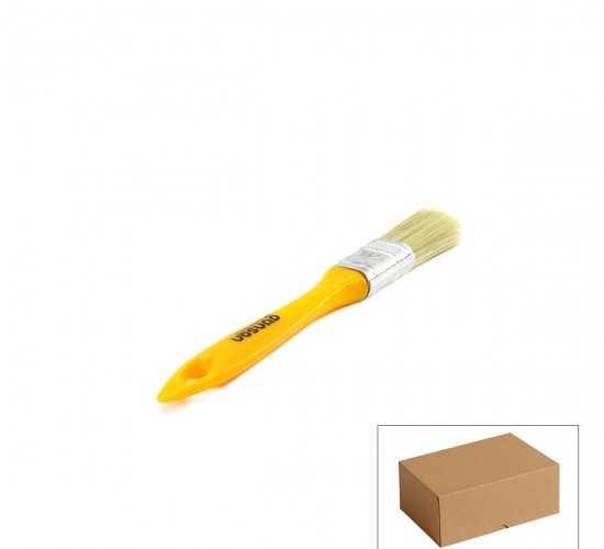 GÜNSAN ( -001 510 ) ( NO-1 ) ( 20MM ) ( STANDART ) ( SARI SAPLI ) ( KESTİRME ) BOYA FIRÇASI*12X10