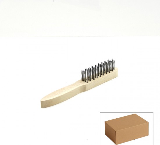 GÜNSAN ( -008 240 ) ( NO-4 ) ( AHŞAP SAPLI ) ( TEL ) METAL FIRÇA*12X10