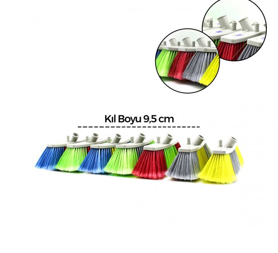 GÜNSAN ( -013 212 ) ( 9.5CM=KIL BOYU ) ( 8 SIRA ) (BATTAL) OTO YIKAMA FIRÇASI (YUMUŞAK DOKU) (OTO & CAM & ISLAK ZEMİN)*12=K