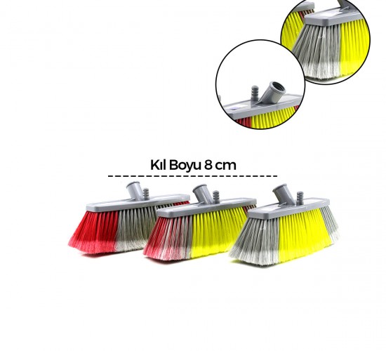 GÜNSAN ( -013 211 ) ( 8CM=KIL BOYU ) ( 8 SIRA ) (BATTAL) OTO YIKAMA FIRÇASI (YUMUŞAK DOKU) (OTO & CAM & ISLAK ZEMİN)*12=K