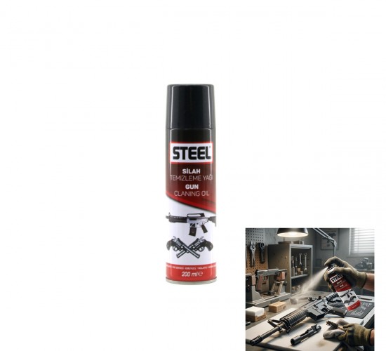 STEEL CK-3308 SİLAH TEMİZLEME YAĞI & SPREY ( 200ML )*30