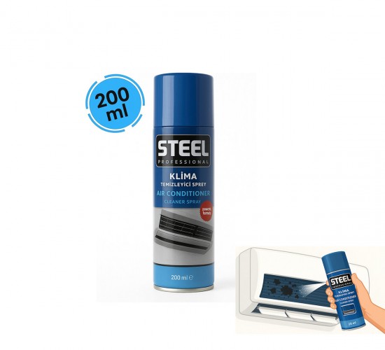 STEEL CK-3247 KLİMA TEMİZLEYİCİ SPREY ( 200ML )*30