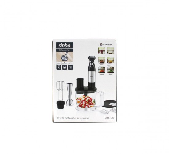 SİNBO SHB-7532 MULTİ BLENDER SETİ ( 2LT HAZNELİ )*4