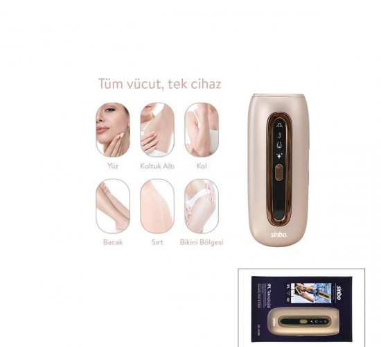 SİNBO SEL-6048 ( IPL )( 3İN1) BUZ LAZER EPİLATÖR & EPİLASYON CİHAZI ( 9 KADEME & LCD EKRAN ) (TÜM VÜCUT UYGUN)*16