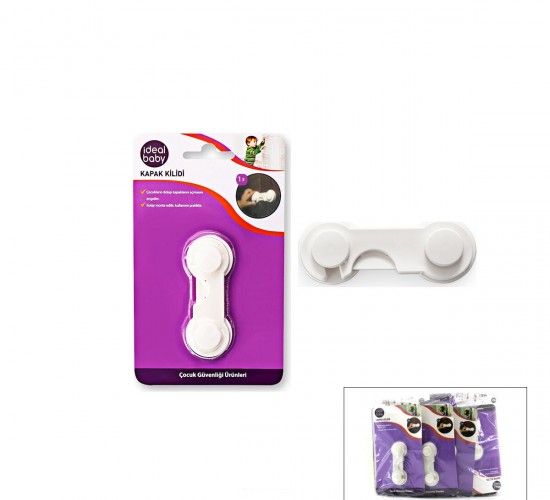 İDEAL BABY IDE-03 KAPAK KİLİT ( ÇOCUK EMNİYET )*24X10