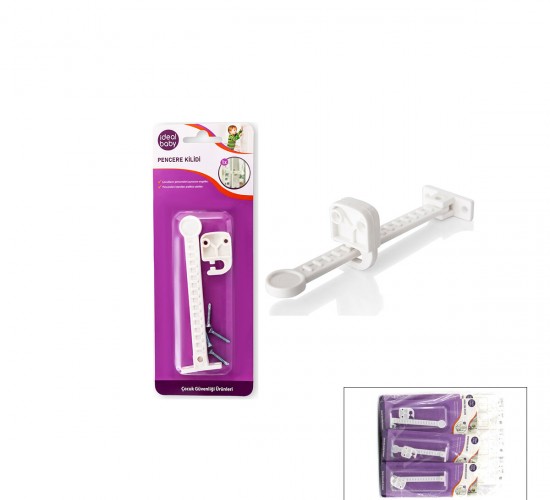İDEAL BABY IDE-09 AYARLI PENCERE KİLİT ( ÇOCUK EMNİYET )*24X10