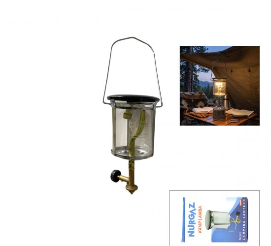 NURGAZ NG-410 ( KÜÇÜK ) KAMP LAMBA ( LÖKÜS ) TÜP ÜZERİ ( AYGAZ DAR MUSLUK ) 300W*32
