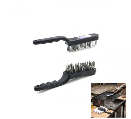 GÜNSAN ( -008 040 ) ( NO-4 ) ( PLASTİK SAPLI ) ( TEL ) METAL FIRÇA*12X10