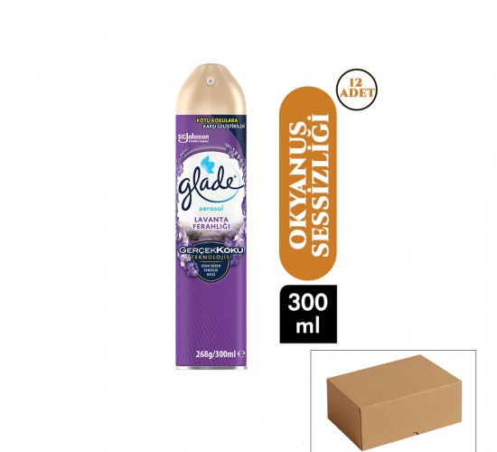 GLADE AEROSOL LAVANTA ORTAM ODA KOKUSU SPREY ( 300ML )*12=K