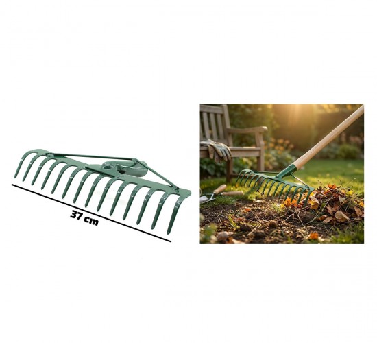 SAİT DEMİRCİ TT-0014 ( 14 DİŞLİ ) METAL TIRMIK  ( TAKVİYELİ ) ( 37CM )*12X1