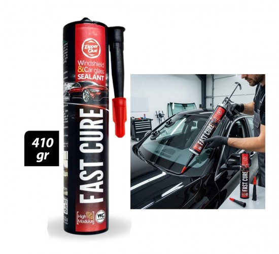 ZİPPER FAST CURE ARABA CAM & ÇOK AMAÇLI YAPIŞTIRICI ( SİYAH ) 410GR*24=K