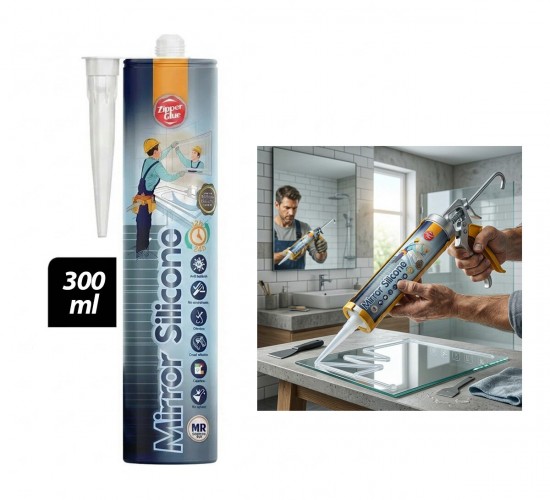 ZİPPER AYNA & CAM YAPIŞTIRICI ( ŞEFFAF ) 300ML*24=K