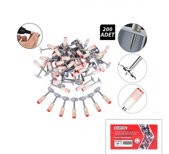 EMKA MER-5661 ( 200 PCS) BARUTLU ÇİVİ*30