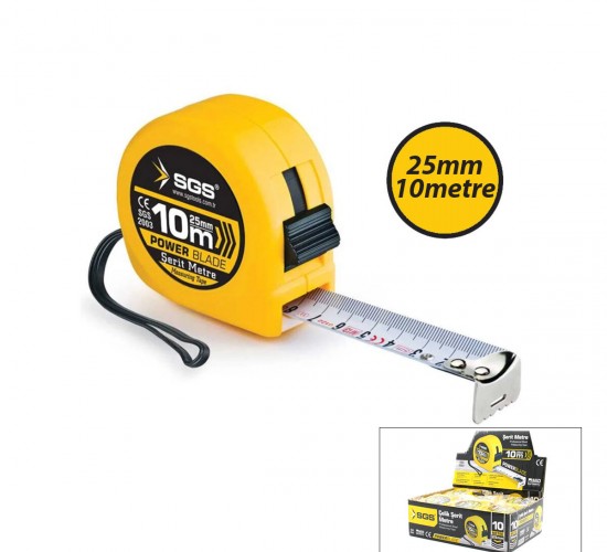 SGS-2003 ( 10MT X 25MT ) ( STOPLU ) ŞERİT METRE*12X5