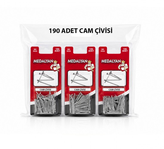 MEDALYAN DL-24 ( 5X22 ) ( 190PCS ) CAM ÇİVİSİ*12X1