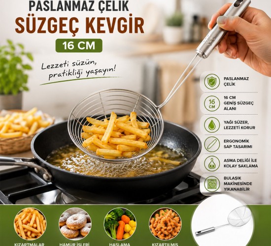 PABLITO HOME PBT-955 16CM METAL KEVGİR*10X30
