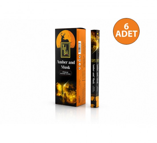 ZED BLACK ( AMBER & MUSK ) ( ÇUBUK ) TÜTSÜ*6X50